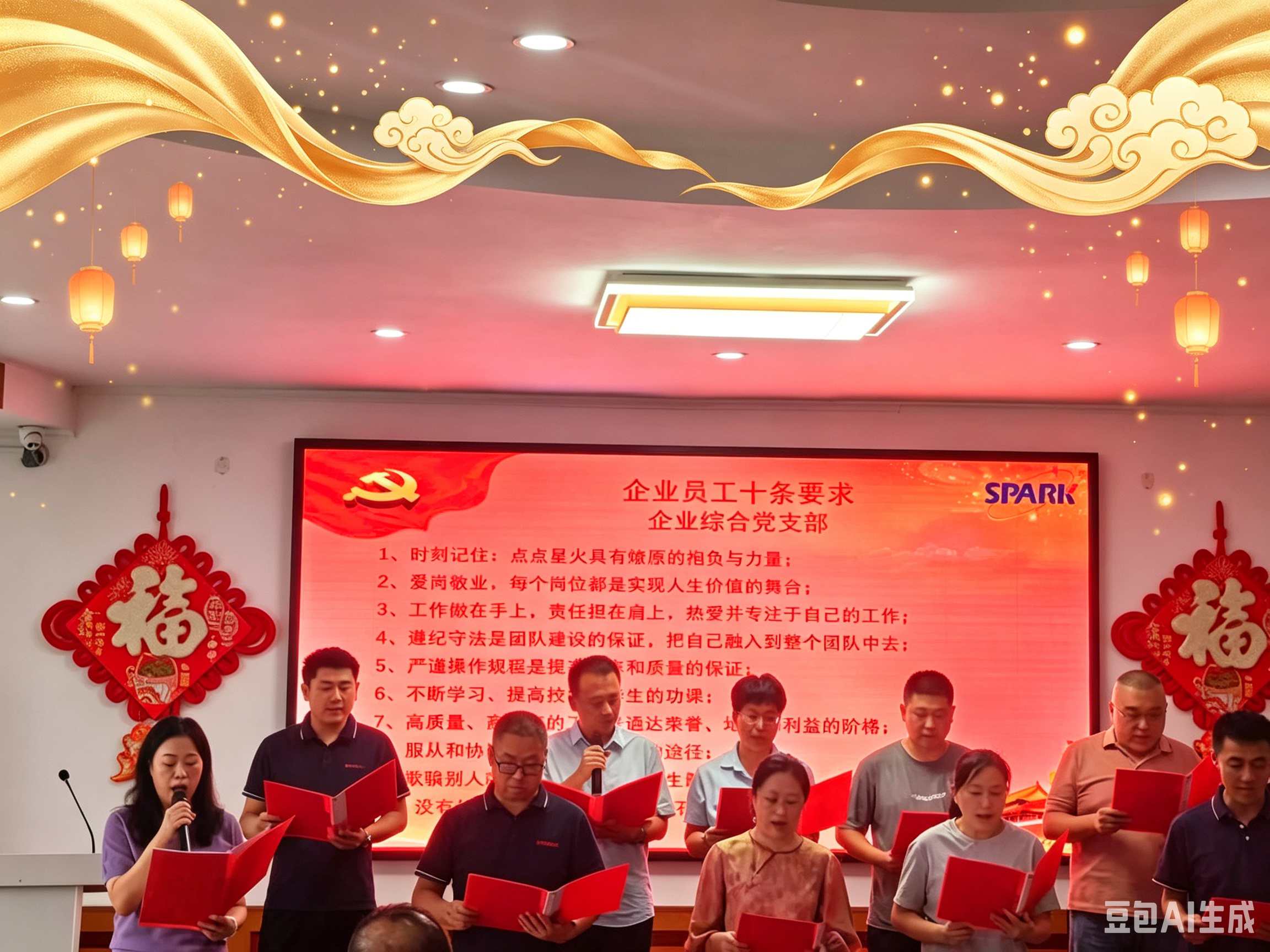 公司党建活动